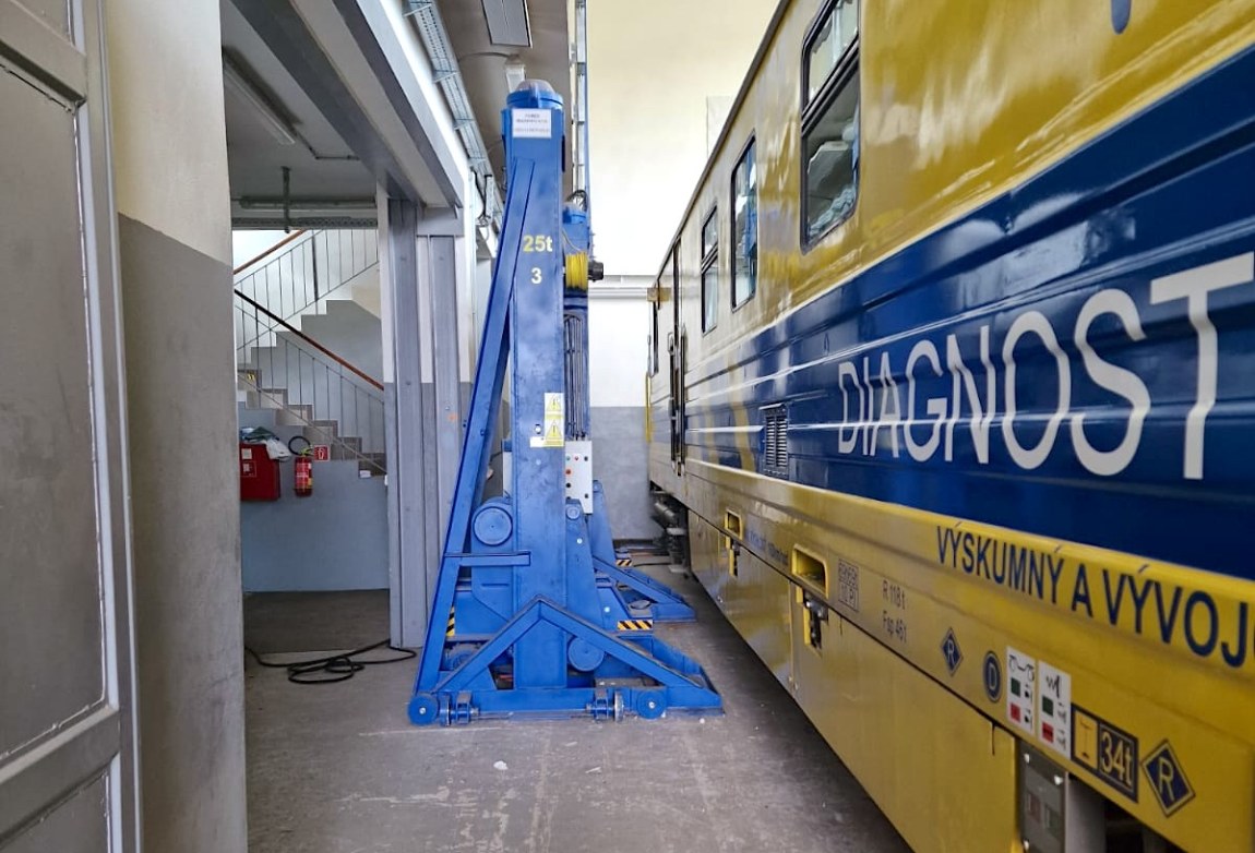 Naše výrobní zařízení kolejových vozidel.